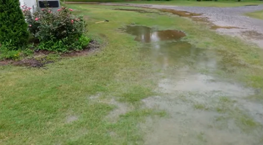 Drainage Issues in Yard Huntsville TX